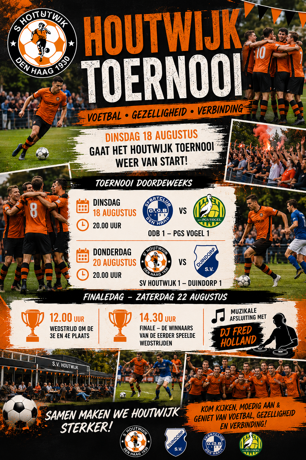 Houtwijk SV organiseert Houtwijktoernooi bij start nieuwe voetbalseizoen