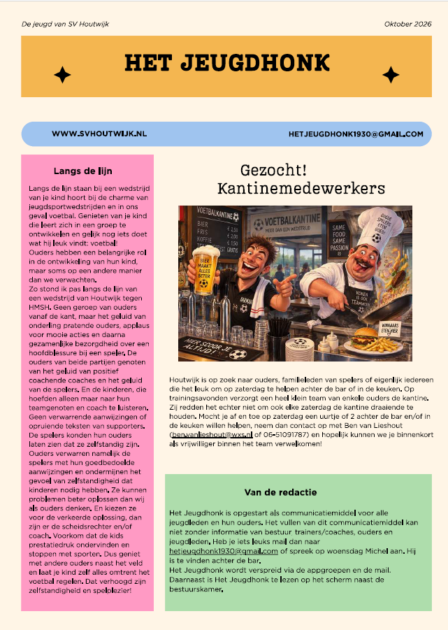 Eerste editie van het Jeugdhonk
